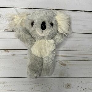 Vintage Hallmark Koala 8" Plush Toy 1984 Furry‎ Gray & White Stuffed Animal